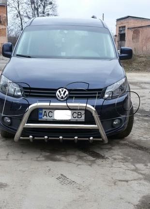 Защита переднего бампера - Кенгурятник для Volkswagen Caddy (2...