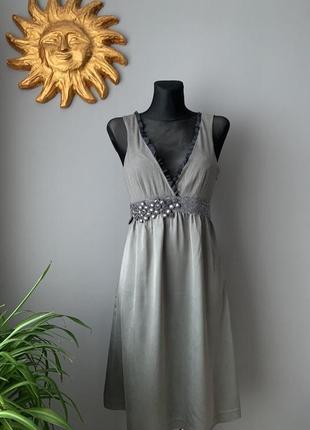 Dorothee schumacher дизайнерське шовкове плаття.