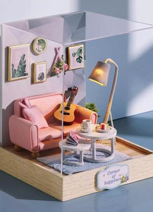 3D Румбокс кукольный мини дом конструктор комната в стекле DIY...