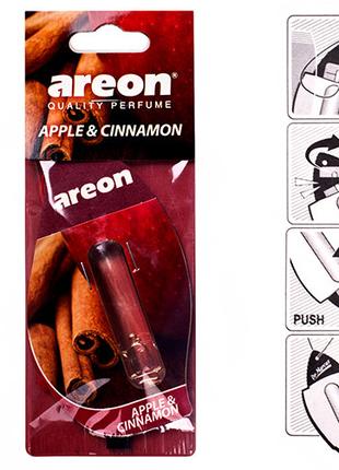 Освежитель воздуха жидкий листик AREON "LIQUID" Apple & Cinnam...