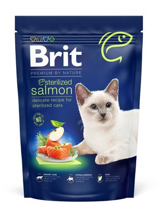 Сухий корм для стерилізованих котів Brit Premium by Nature з л...