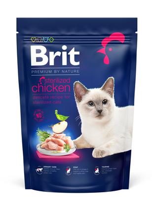 Сухой корм для стерилизованных котов Brit Premium by Nature с ...