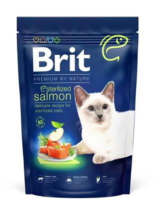 Сухой корм для стерилизованных котов Brit Premium by Nature с ...