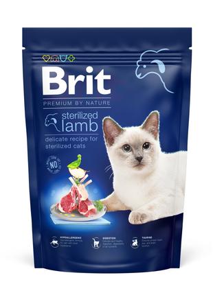 Сухий корм для стерилізованих котів Brit Premium by Nature з я...