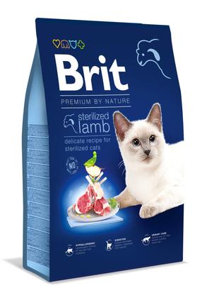 Сухий корм для стерилізованих котів Brit Premium by Nature з я...