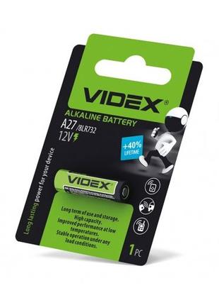Лужна батарея Videx A27 12V 8LR732 блістер. Місячна батарея Vi...