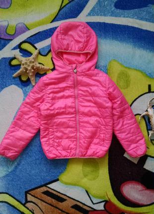 Демисезонная куртка для девочки 3-4 года