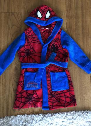 Primark spider-man халат 2-3 года человек паук спайдер мэн