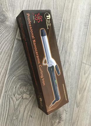 Круглая плойка для завивки professional nanoceramic отticoprof...