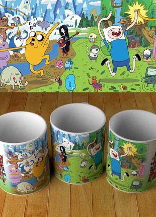 Кружка "Adventure Time" 2 (Час Пригод, Время Приключений) , др...