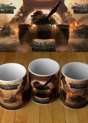 Кружка World Of Tanks, Варіант 2, дизайн під замовлення, друк ...