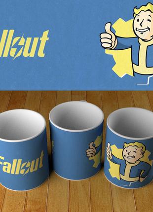 Кружка Fallout, дизайн під замовлення, друк на кружках, екокру...