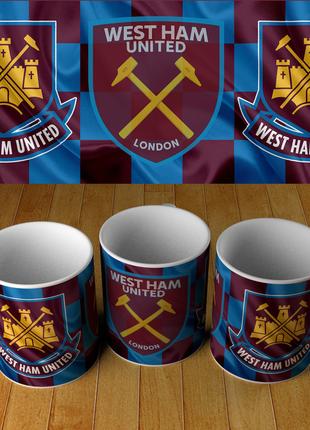 Кружка West Ham United, дизайн під замовлення, друк на кружках...
