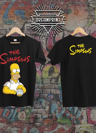 Футболка The Simpsons, DTG дриль, 100% бавовна