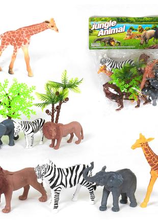 Детская игрушка «Набор диких животных 10 шт, разноцветный». Пр...