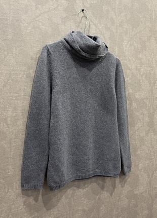 Кашеміровий светр з високим горлом водолазка