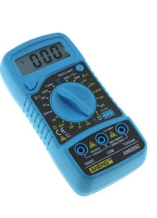 Цифровой мультиметр Aneng AN8205C blue