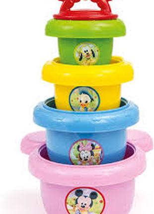 Пирамидка-чашки Микки Disney Baby Clementoni Mickey Stacking Cups