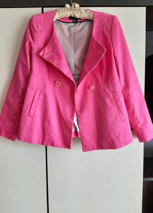 Розовый пиджак h&m