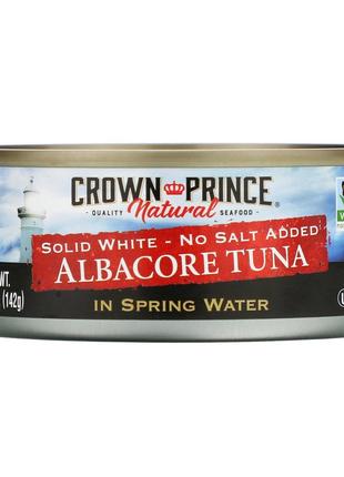 Crown Prince Natural, Длинноперый тунец, Плотное белое мясо - ...