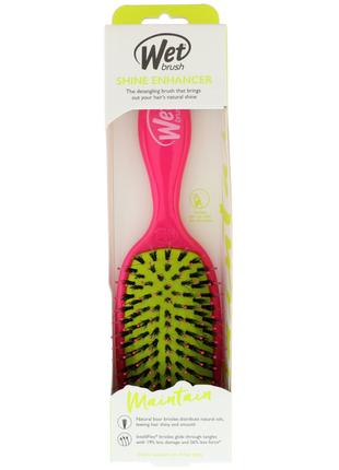 Wet Brush, Shine Enhancer Brush, Pink, 1 Brush, официальный са...