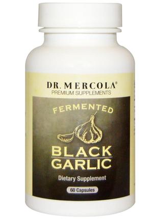 Dr. Mercola, ферментированный черный чеснок, 60 шт., официальн...