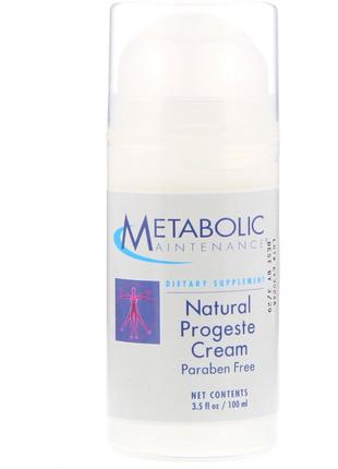 Metabolic Maintenance, Натуральный крем с прогестероном, 100 м...
