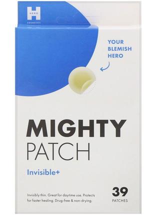 Hero Cosmetics, Mighty Patch, невидимые+, 39 шт., официальный ...
