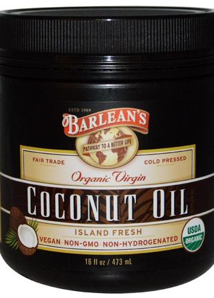 Barlean's, Органическое кокосовое масло первого отжима, 16 (47...