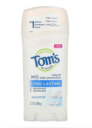 Tom's of Maine, Натуральный долгоиграющий дезодорант, не имеющ...