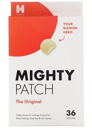 Hero Cosmetics, Mighty Patch, оригинальные пластыри, 36 шт., о...