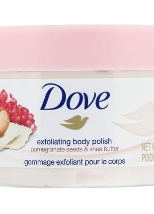 Dove, Эксфолиант для тела, аромат «Зерна граната и масло ши», ...