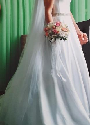 Свадебное платье размер м 44 украинский индивидуальный пошив