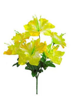 Искусственные цветы Букет нарциссов, 6 голов, 360мм