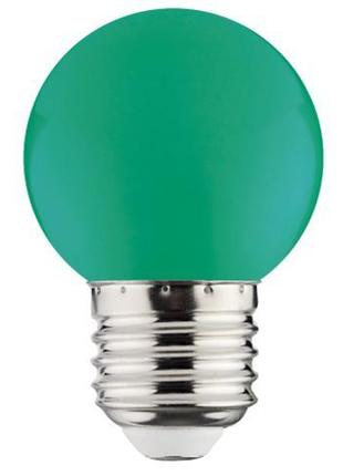 Лампа Світлодіодна 1W E27 A45 зелена
