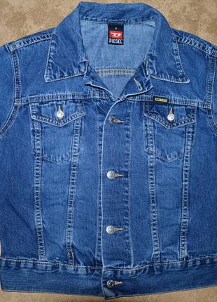 Куртка жіноча, джинсова DIESEL® original M сток Y14-H6-4