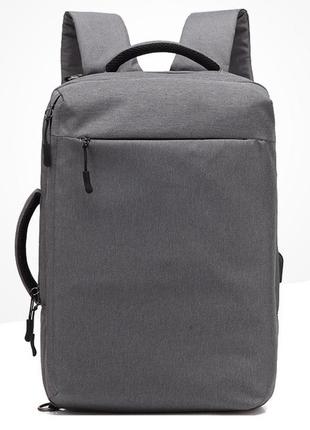Городской рюкзак-сумка ozuko 8904 с отделением для ноутбука 15...