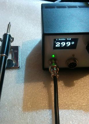 Термовоздушная паяльная станция STM32 OLED 1.3" Hakko-T12 + фен