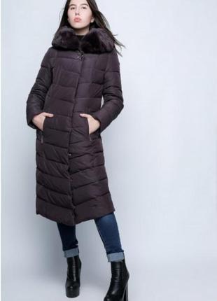Очень теплое зимнее женское пальто xl-2xl