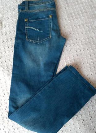 Джинсы синие 29 размер джинсы синие прямые классические, демис...