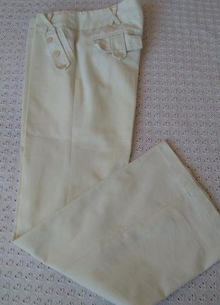 Брюки льняные из натурального льна штаны летние штани з льону
