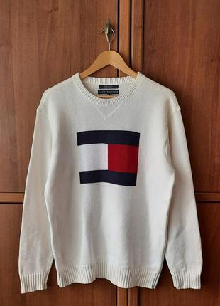 Винтажный мужской свитер/джемпер tommy hilfiger vintage