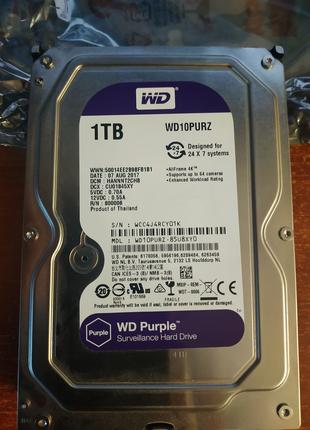 Жёсткий диск для п.к. WD Purple 1Tb