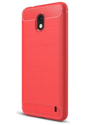 Чехол PRIMO Carbon Fiber Series для Nokia 2 Dual Sim - Red