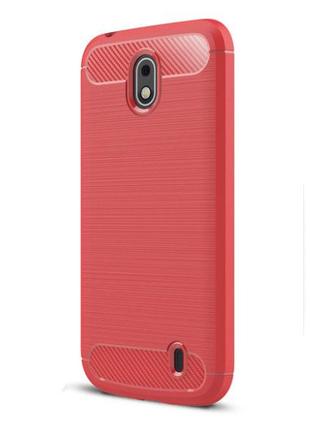Чехол PRIMO Carbon Fiber Series для Nokia 1 Dual Sim - Red