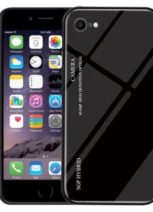 Чехол бампер Primo Gradient Glass для Apple iPhone 6 / 6s - Black