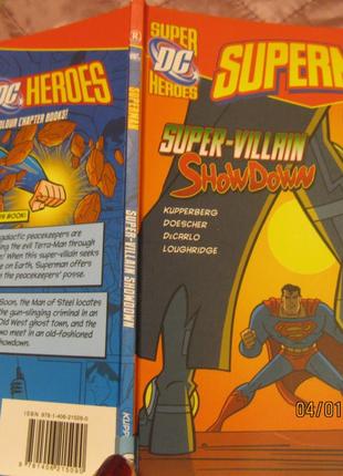 На английском языке книга superman из БРИТАНИИ
