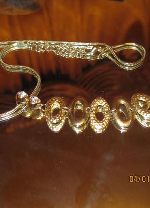 Next колье необычное цепочка камни ожерелье как золото