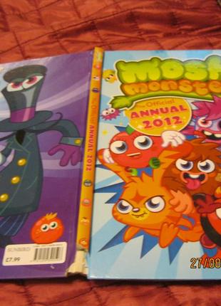Moshi Monsters Official Annual 2012 книга НА АНГЛИЙСКОМ ЯЗЫКЕ ...