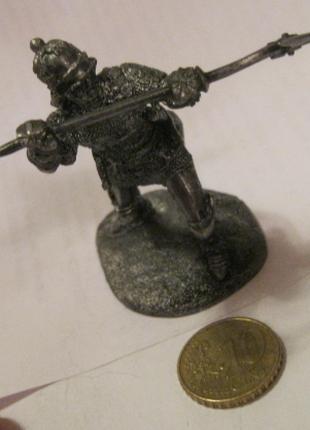 Фигурка статуэтка английский ВОИН рыцарь солдат металл сплав о...